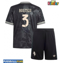 Juventus Gleison Bremer #3 3rd trikot Kinder 2025-26 Kurzarm (+ Kurze Hosen)